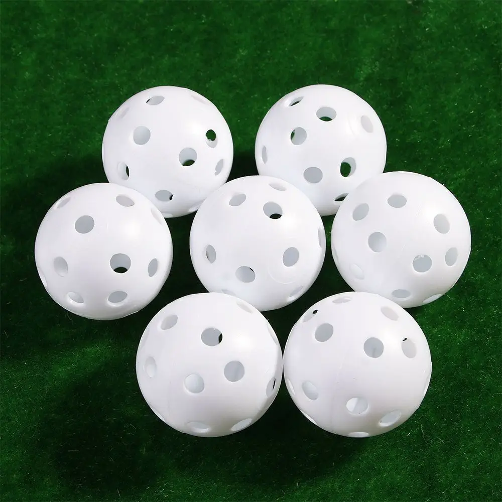 

41mm Golf Training Balls Plastic Airflow Hollow with Hole Golf Balls Outdoor Golf Practice Balls Golf Accessories