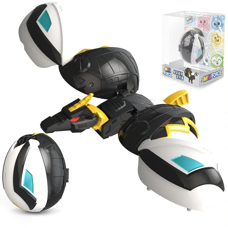 Мини Форс Супер Джино Пауэр Деформационные Яйца Робот Игрушки Фигурки МиниФорс Икс Симуляционные Животные Трансформационная Динозавр Игрушка.