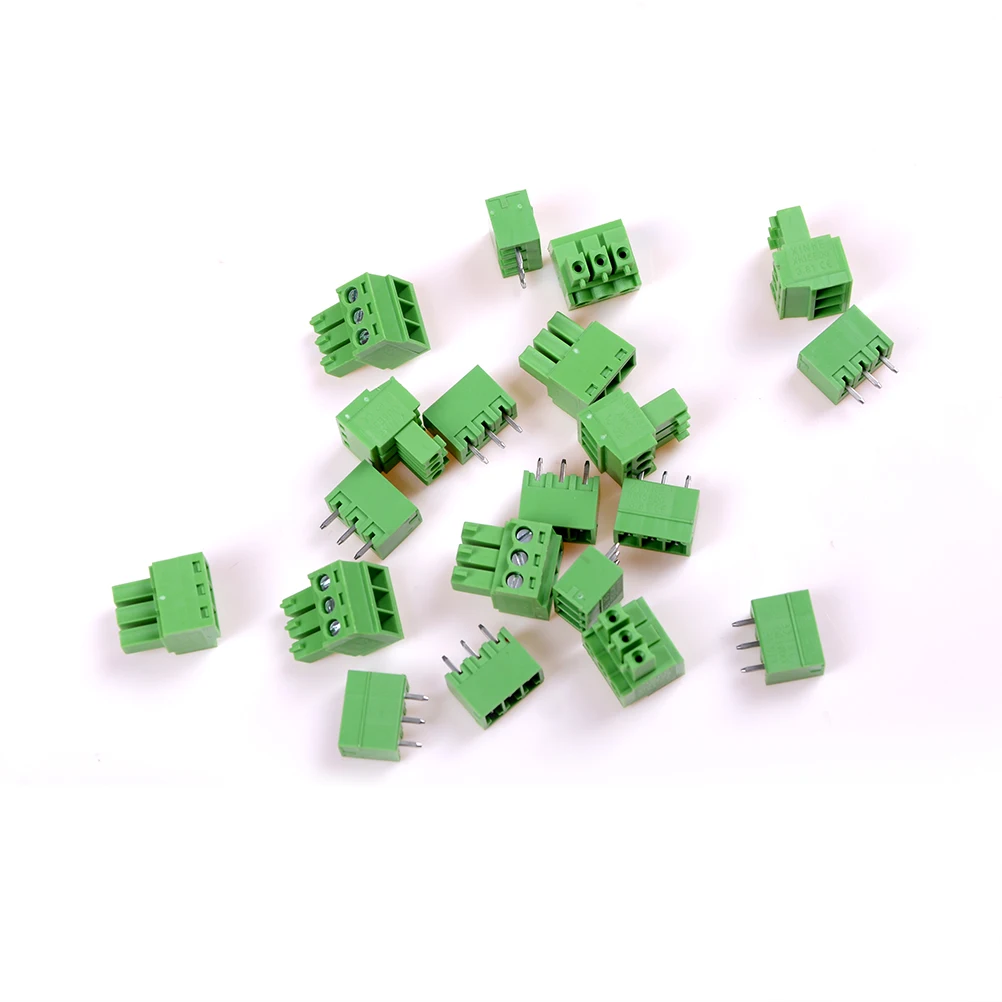 Новый 3 контактный угловой разъем типа 81 мм Шаг соединитель pcb винтовой клеммный