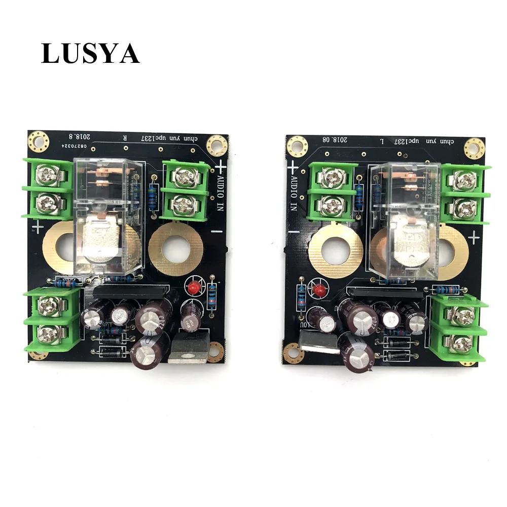 Lusya 2 шт. UPC1237 HiFi защитный усилитель динамика готовая плата AC 12-18V D3-007 | Электроника