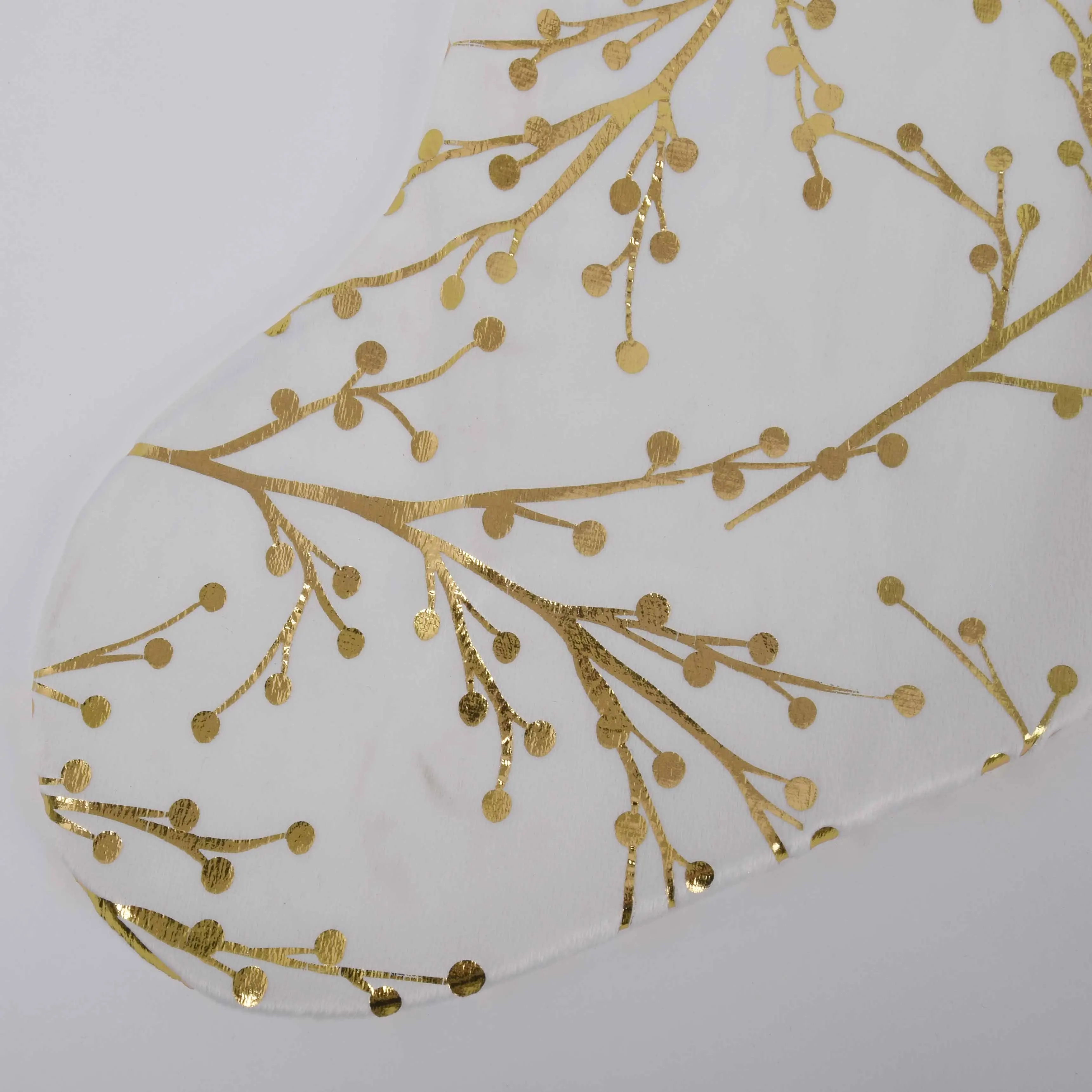 Free shipping Christmas stocking With Gided Bronzing plum Printed BlingBling decoration Sequin Cuff | Дом и сад