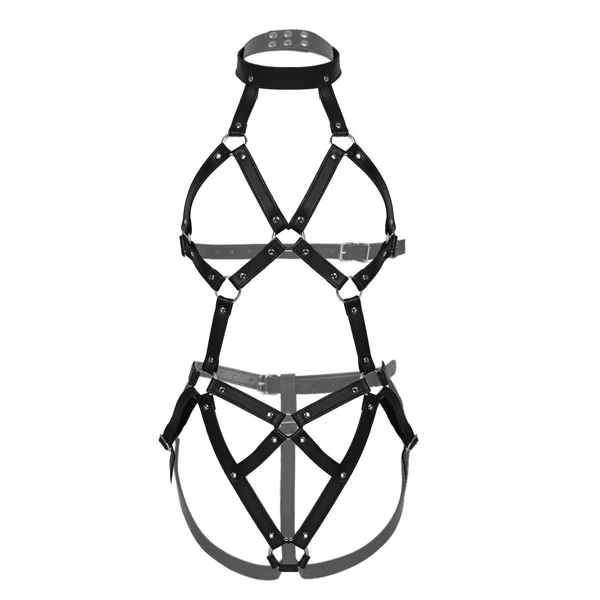 Сексуальное эротическое Клубные вечерние в стиле готик-панк Рейв костюм женский