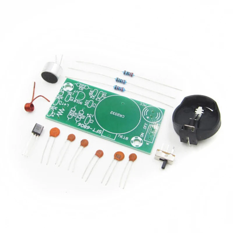 FM модуляция частоты беспроводной микрофон модуль DIY Kit передатчик доска запчасти