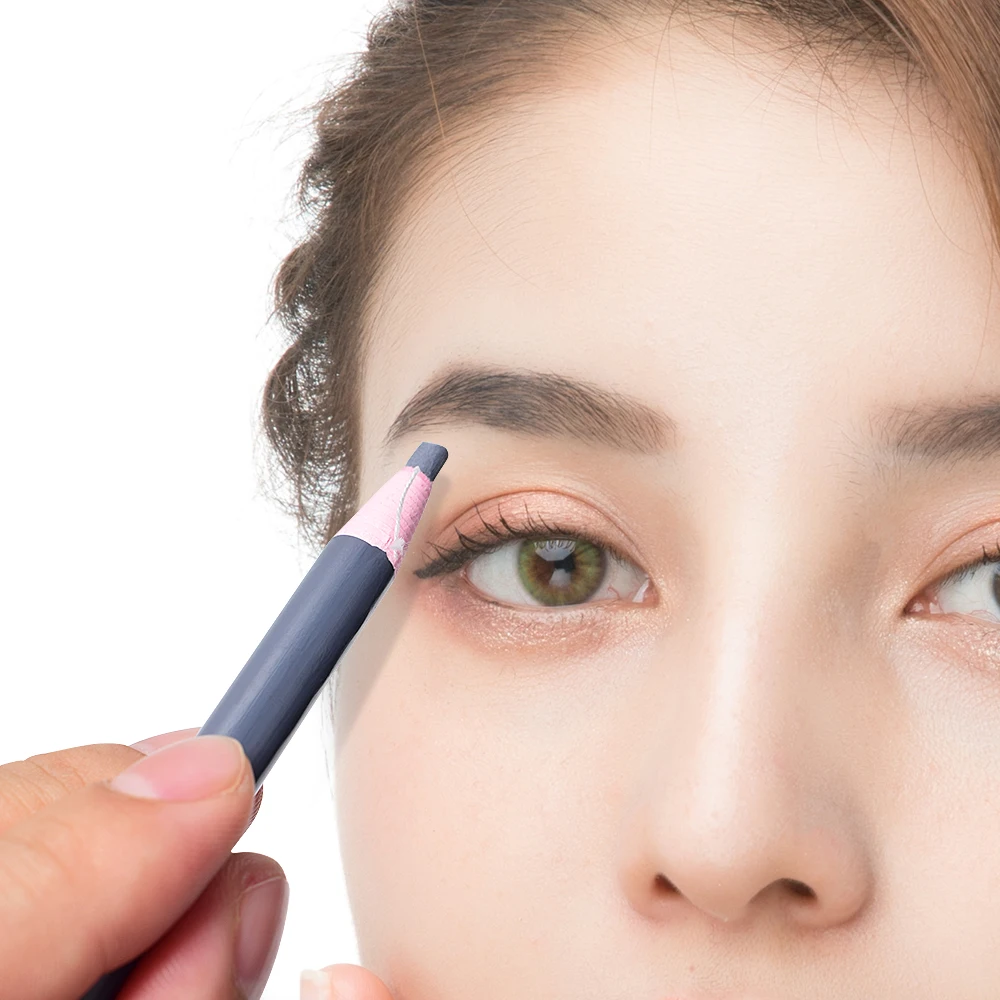 1 шт. водонепроницаемый карандаш для бровей Бесплатная резка натуральная