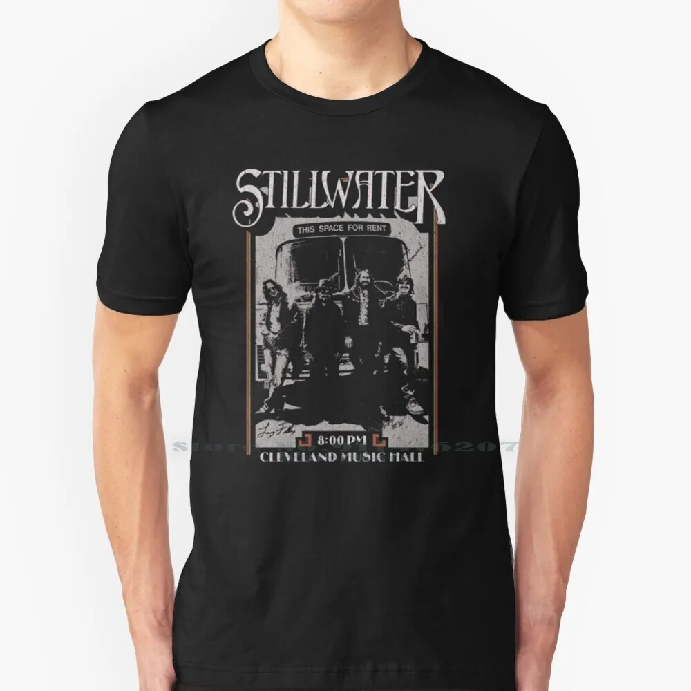 

Stillwater Black T Shirt 100% Pure Cotton Almost Famous Movie Retro Vintage