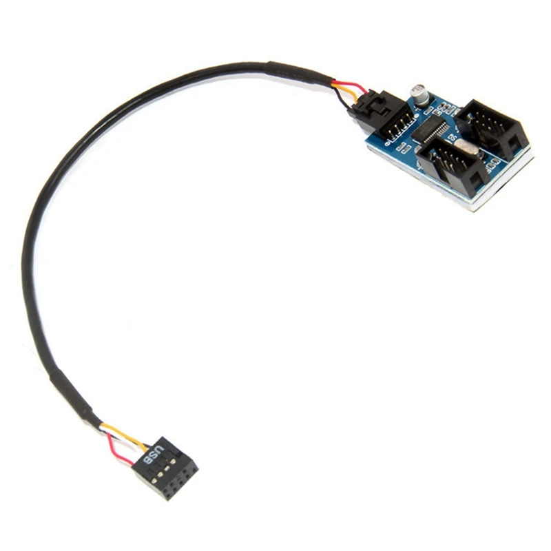 Motherboard USB 9-Pin Expansion Card 1-In-2 Circuit Board USB2.0 Hub | Компьютеры и офис