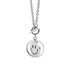 2000s эстетическое Инди хип-хоп стиль вращающийся улыбка кулон в готическом стиле гранж цепочкой женские egirl eboy ожерелье goblincore ювелирные изделия