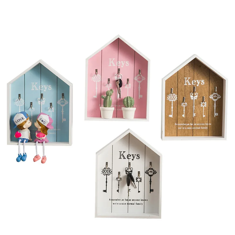 1 шт. коробка для хранения ключей INS деревянная стойка держатель висячие