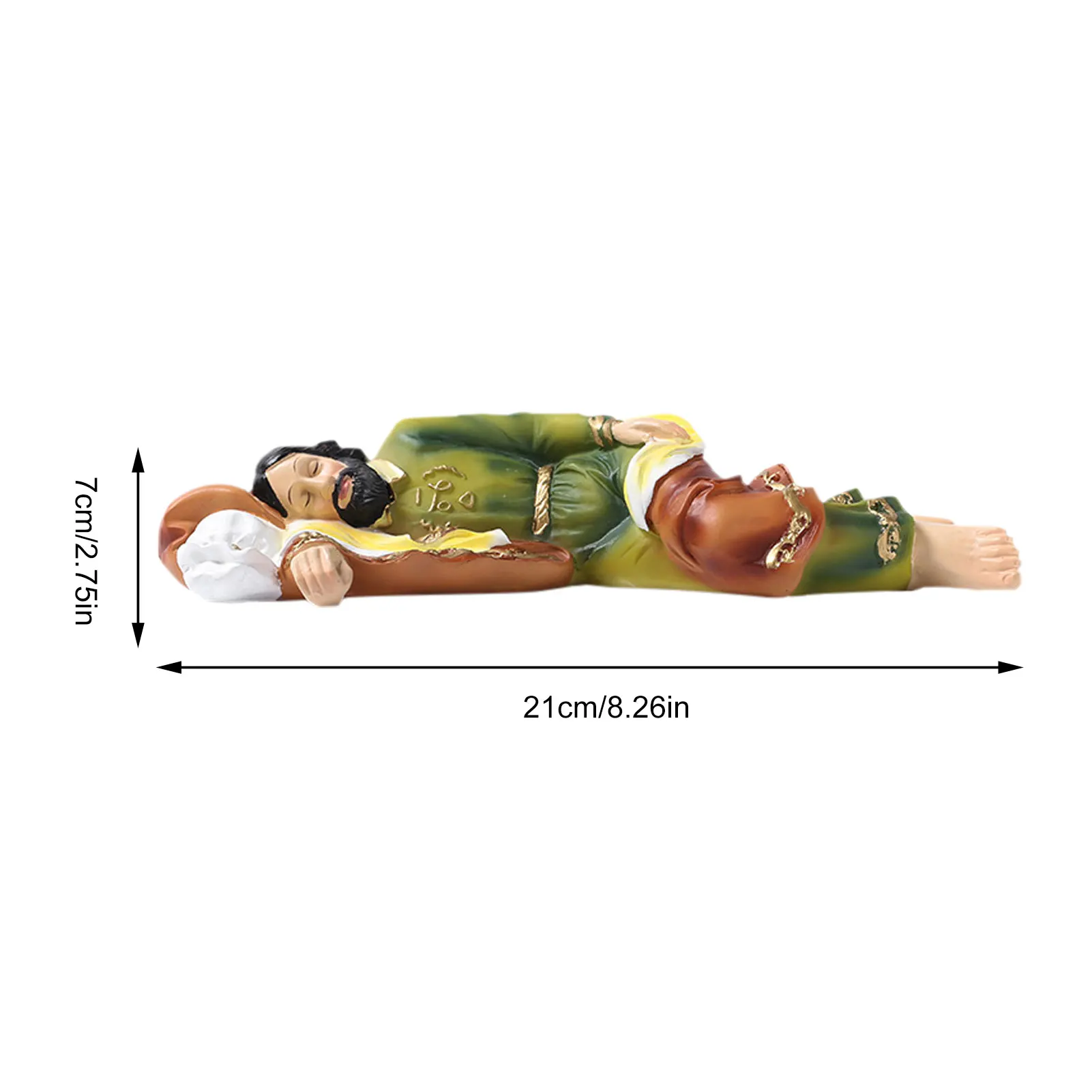 

Jesus Horizontal Statuette Ornament Religious Nativity Scene Crafts For Gifts room decor desk accessories home decor accessories