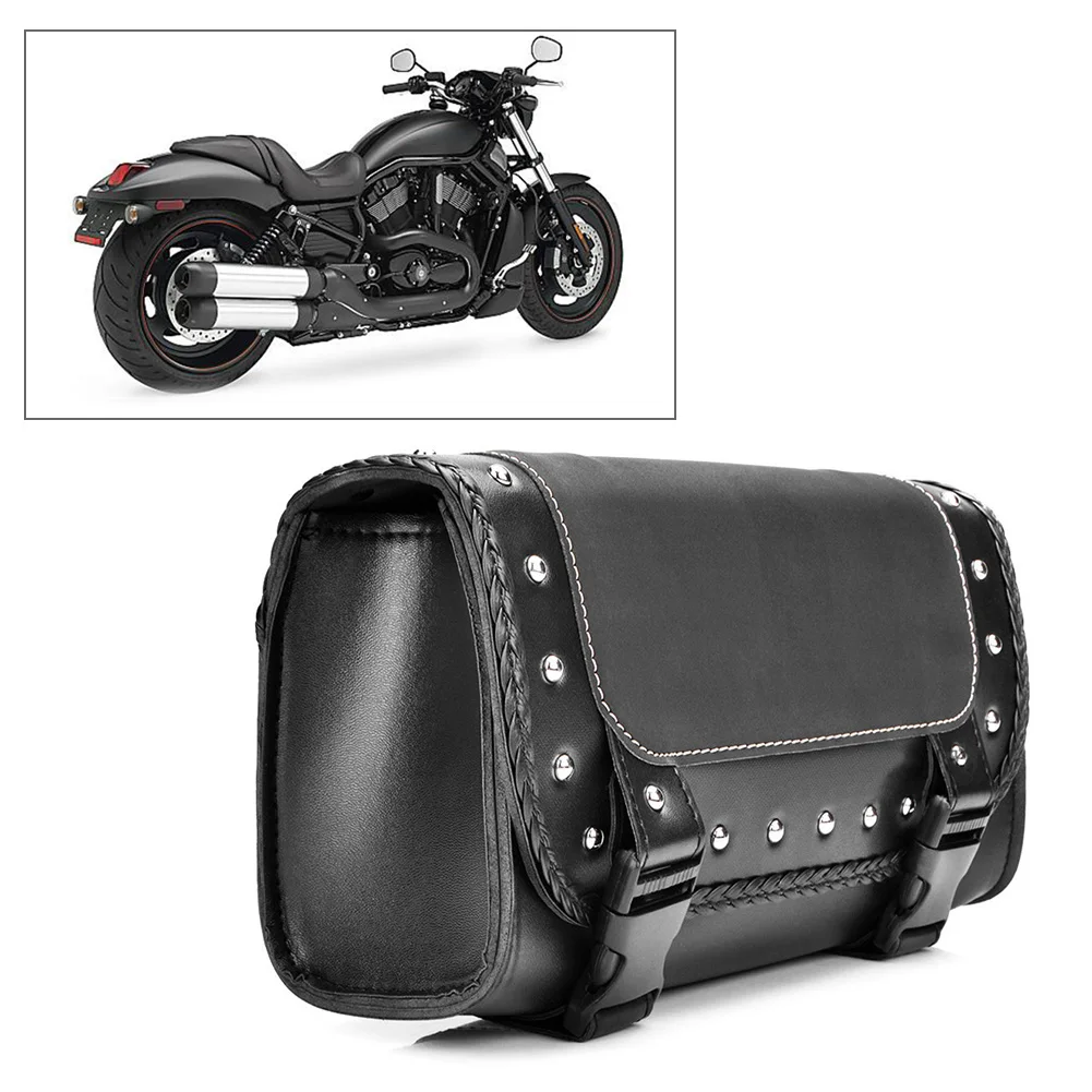 Мотоциклетная седельная сумка pu кожаная для багажа седельные сумки Harley Sportster Pannier