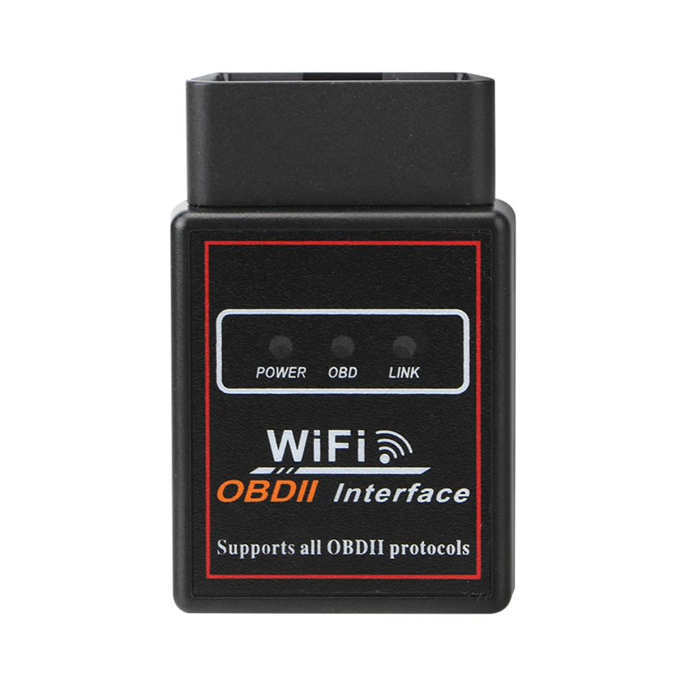 WIFI ELM327 OBDII Автоматический диагностический инструмент ELM 327 V2.1 OBD2 Считыватель
