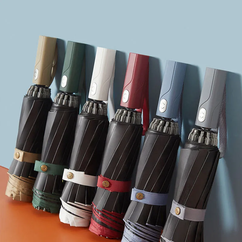 

Car Reverse Fully Automatic Umbrella Large Men Women Rain Or Shine Business Umbrella Reinforce The Ribs Wind Resistan