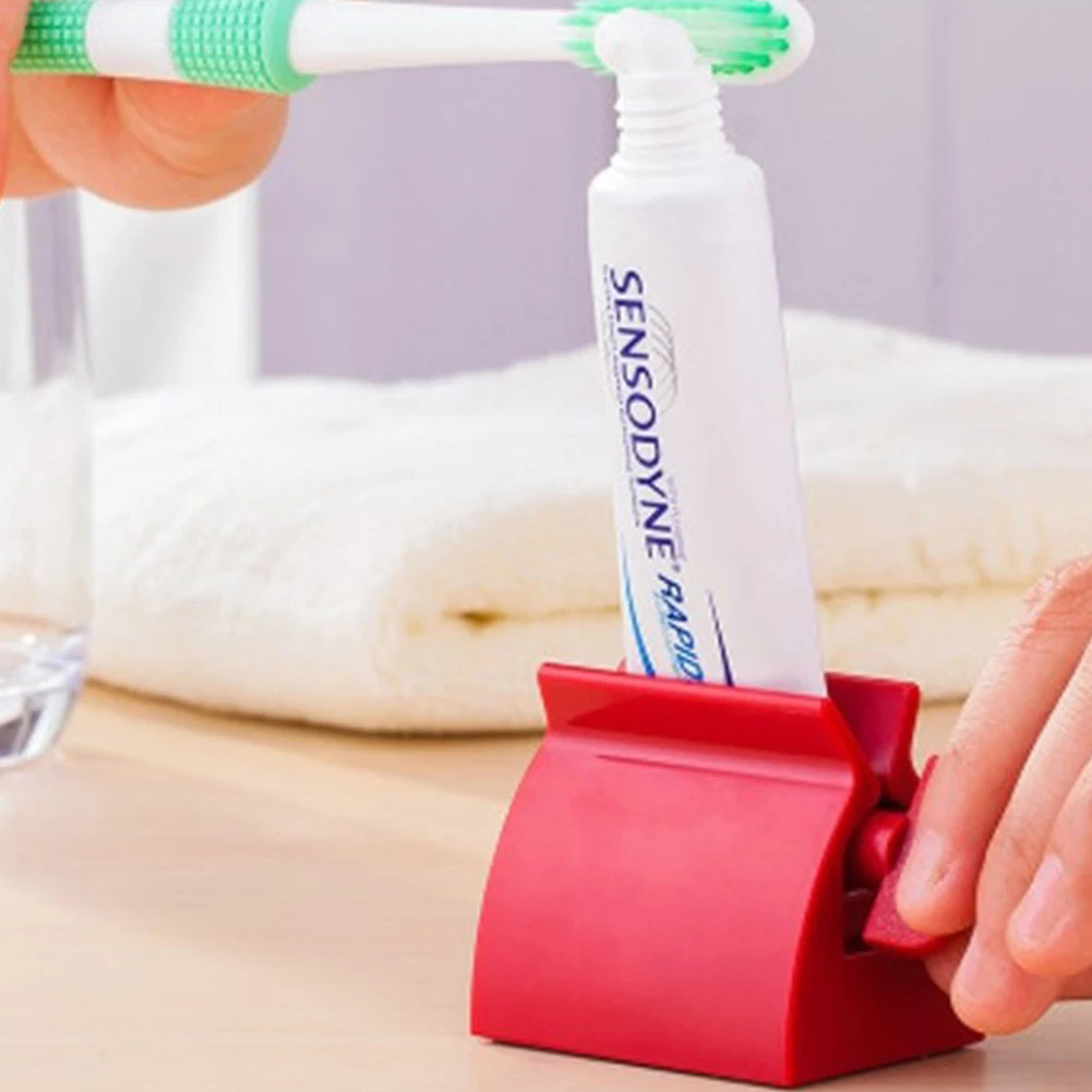 

Multi-functional Bathroom Plastic Cream Tube Squeezing Dispenser Rolling Tube Squeezer Tooth Paste Toothpaste Dispenser