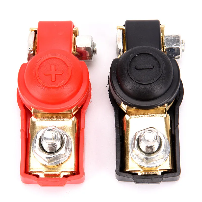 

For Car Caravan Auto Car Battery Terminal Connector Battery Pair of 12V Quick Release Battery Terminals Clamps