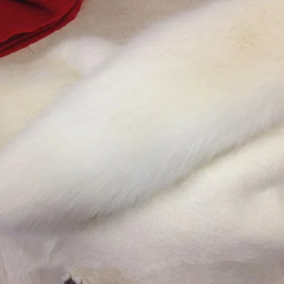 Синяя длинная плюшевая ткань лисий мех ворс 3 4 см Искусственный счетчик дисплей