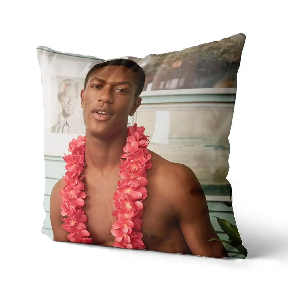 

Hamid Onifade Cotton Canvas custom pillow custom covers Throw Pillow Pillow Covers Sofa Pillow