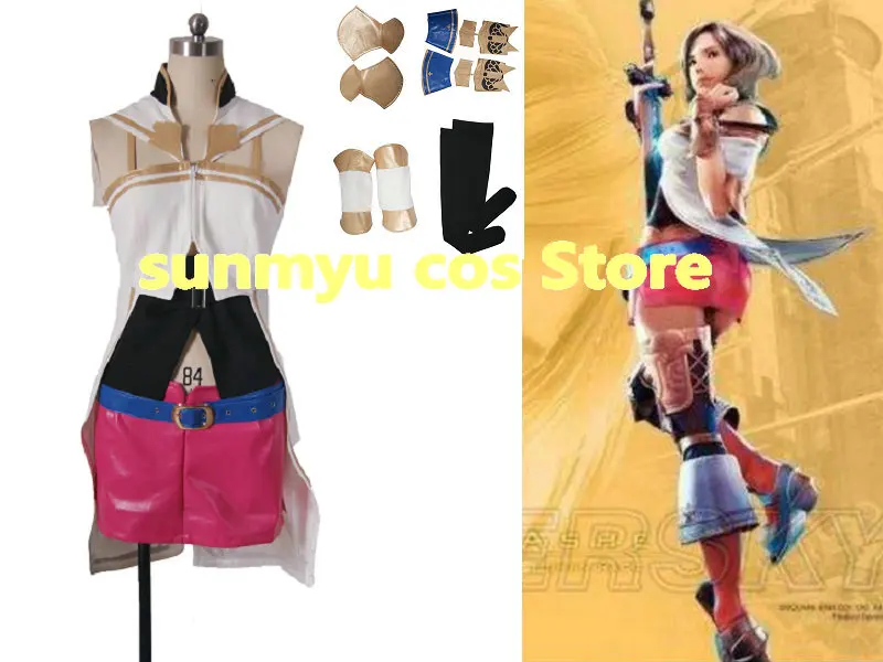 Final Fantasy XIII FFXII RW FF12 Эш косплей костюм изготовленный на заказ Размеры Хэллоуин