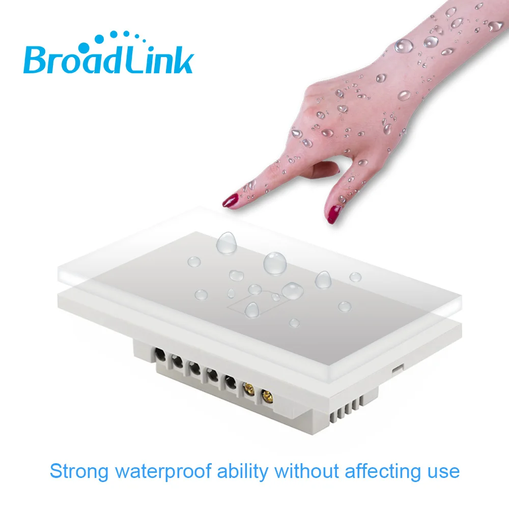 Broadlink TC2 1/2/3 банды США WiFi переключатель настенный сенсорный панельный светильник