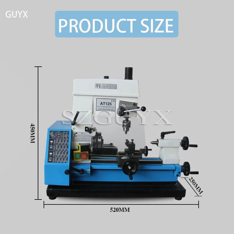 Miniature lathe car drilling and milling machine tool family car drilling and milling machine metal processing DIY machine tool