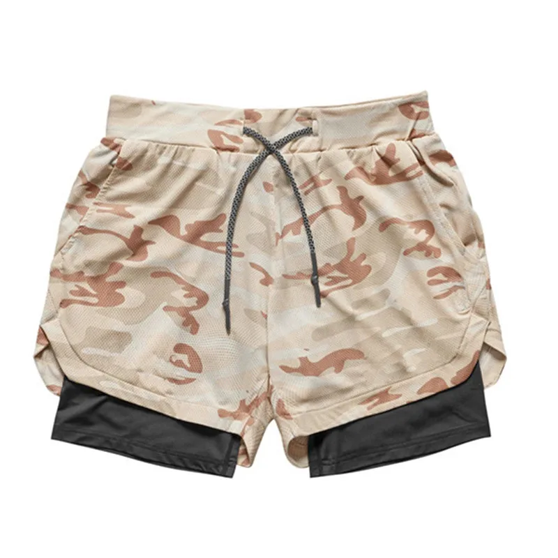 Мужские шорты со встроенными карманами повседневные свободные для улицы штаны