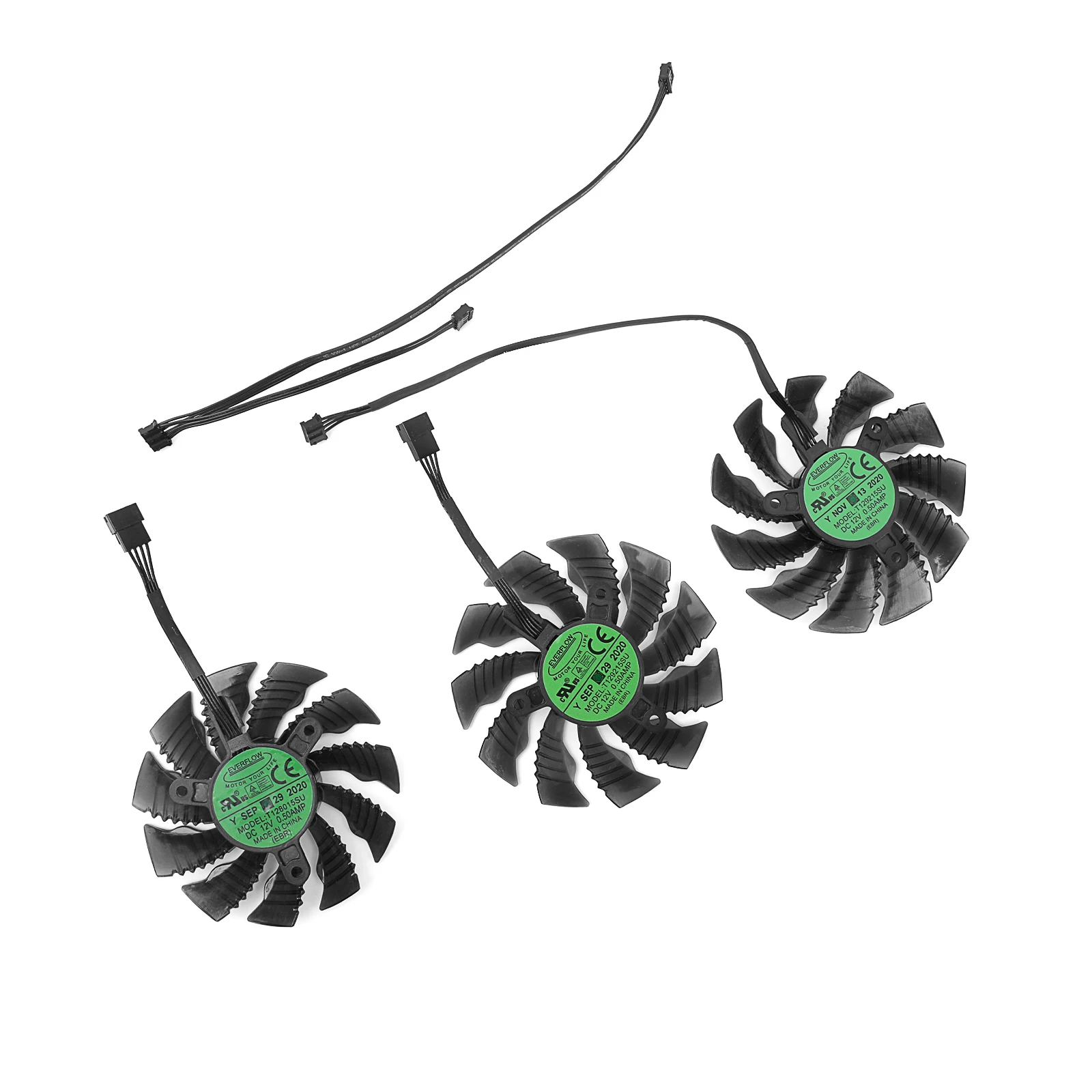 new t128015su cooler fan replacement for gigabyte geforce rtx 3080 3070ti 3080ti 3090 eagle gaming graphics video card cooling free global shipping