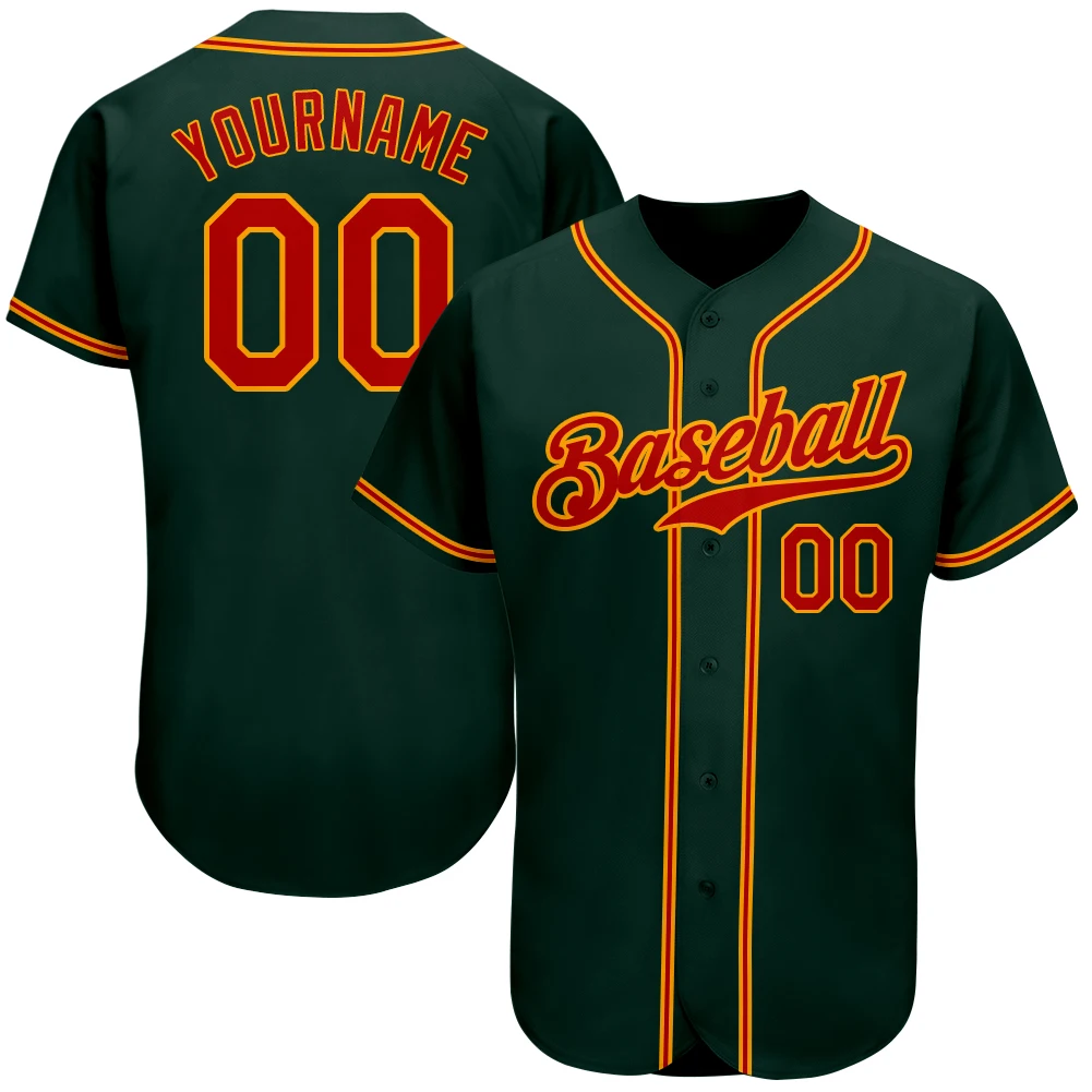 Custom Baseball Jersey Full Sublimated Team Name&Numbers Make Your Own Quick-dry Button-down Tee Shirts for Adults/Kids Big size