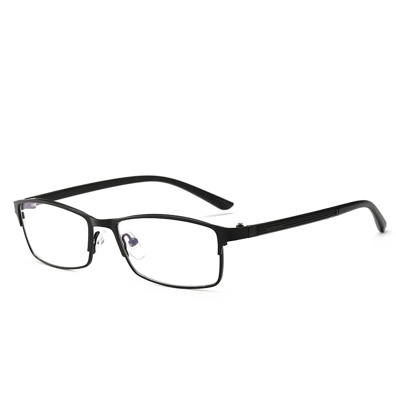 Black Myopia 3.75 Seemfly-1,0-1,25-1,5-1,75 до-4,0 анти синий светильник очки для близорукости мужские TR90 квадратные очки для коррекции зрения - Цвет оправы: Black Myopia 3.75