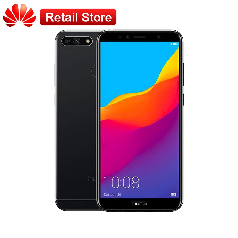 Смартфон Honor 7A Восьмиядерный 5 7 дюйма 1440*720 Snapdragon 430 две sim-карты Android 8 0 13 МП 3000 мАч -