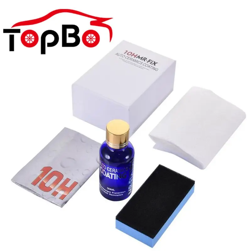 

10H Hardness 30ml Auto Anti-Scratch Polish Super Detailing Coating Car Styling Ceramic Glass Coat Liquid Hydrophobic Paint Care