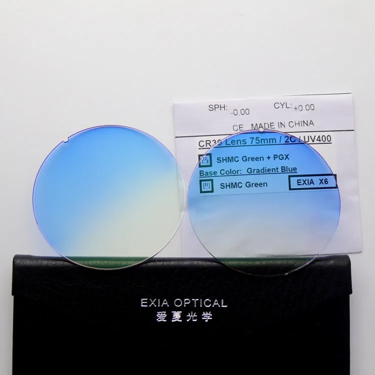 Солнцезащитные очки линзы фотохромные серый SHMC зеленый UV400 X серии База Кривая 2 EXIA оптический