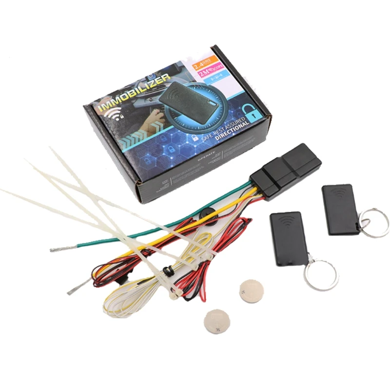 

Автомобильная сигнализация 2,4G замок двигателя защита от блокировки зажигания защита от кражи