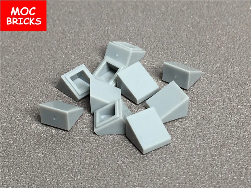 100 шт./лот прозрачные голубые склоновые блоки 1x1 новинка подходит для обучающих