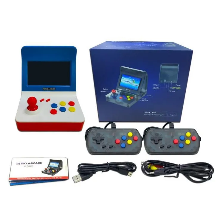НОВЕЙШАЯ портативная мини-игровая консоль в стиле ретро 4 3 дюйма 64 бит 3000