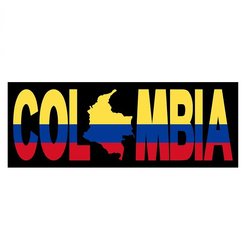 

Sunscreen Colombia Anime Car Stickers Funny Decal Car Assessoires Sticker Windshield Bumper Surfboard Decor KK13*5cm
