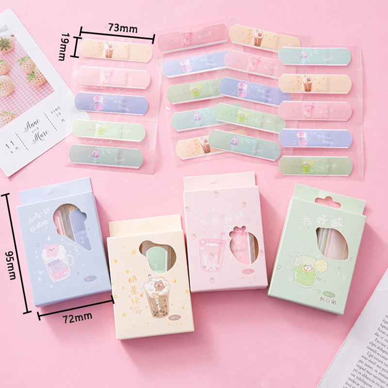 

20pcs Breathable Cute Cartoon Woundplast Hemostasis Adhesive Bandage Kid First Aid Emergency