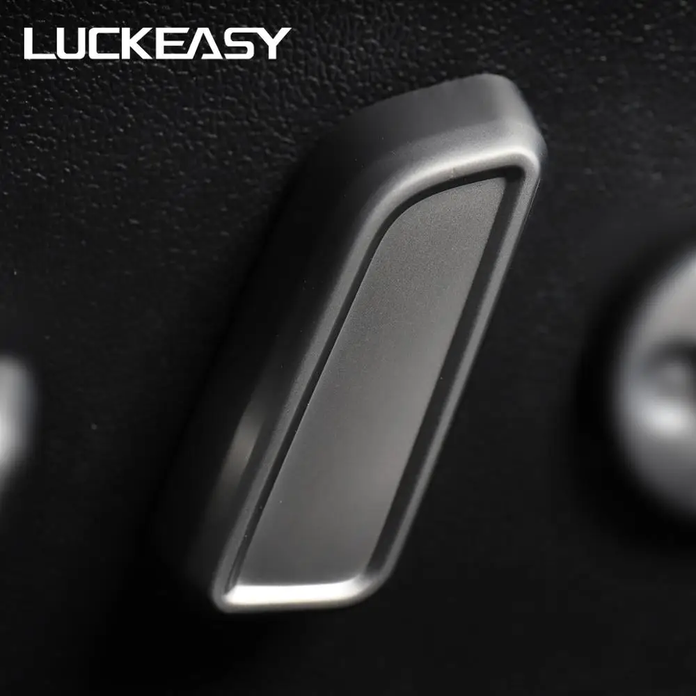 LUCKEASY модификация интерьера для Tesla Model 3 кнопки на сиденье автомобиля ABS наклейки