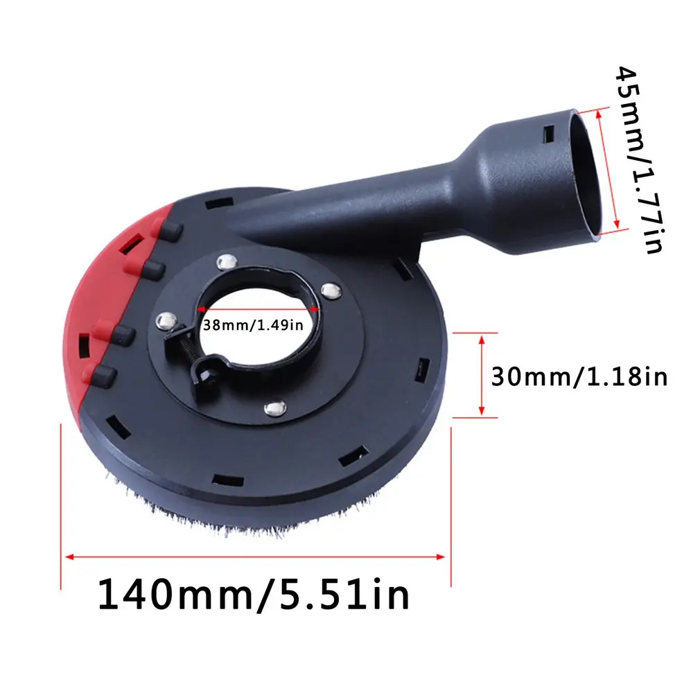 

Универсальный пылезащитный чехол для 4-дюймового углового шлифовального станка, пылезащитный камень, бетонный шлифовальный диск, шлифовал...