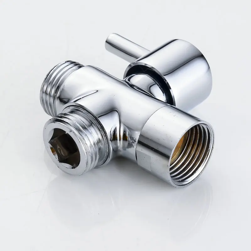 

Brass Diverter Valve 3 way BSP 1/2" 3/4" 4/4/4 4/4/6 4/6/6 Shower Tee Adapter Adjustable Shower Head faucet Bathroom Accessories