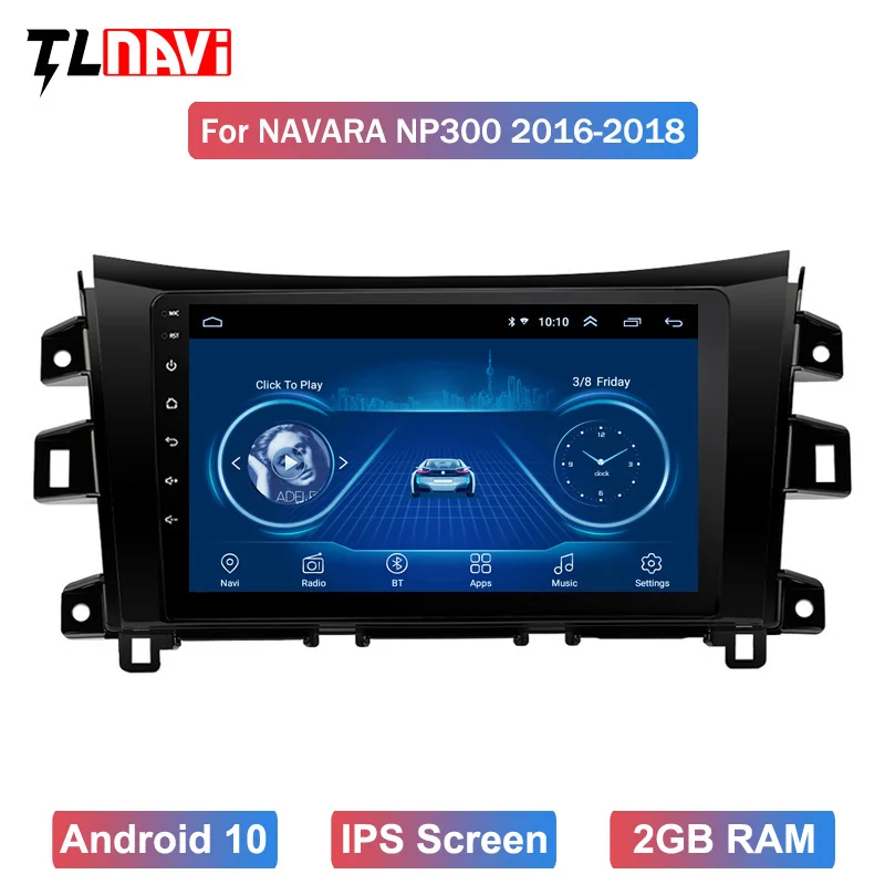 Автомагнитола на Android 10 1 дюйма для Nissan NAVARA Frontier NP300 2016 2017 2018 GPS Wi Fi|Мониторы авто| |