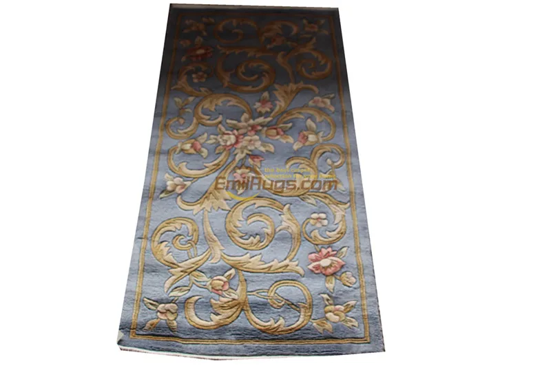 Шерстяной ковер ручной работы в стиле старой Европейской савонни шерстяные