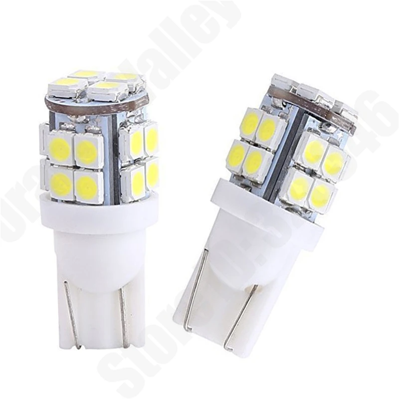 50 шт./лот T10 10smd 10led 10 smd led W5W 168 194 1210/3528 LED SMD Автомобильные клиновидные лампы белого