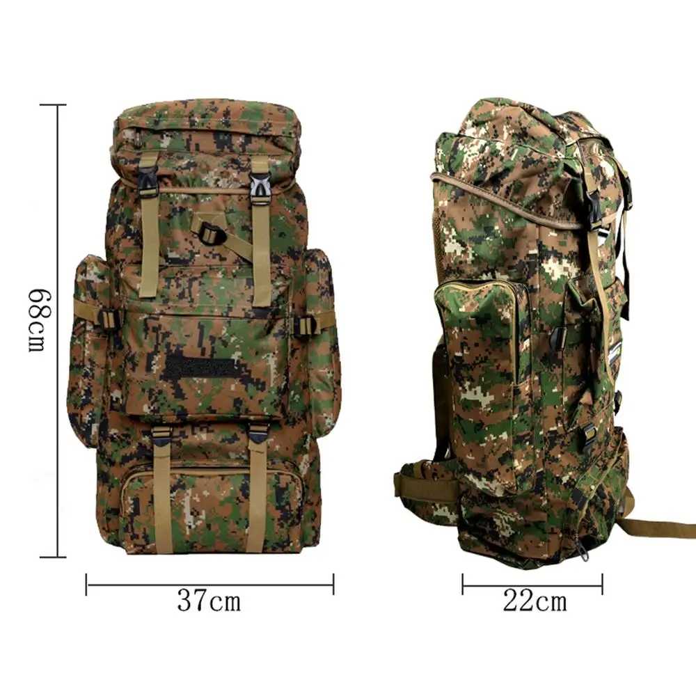 GHOTDA Fishing Lures Reel Bag Waterproof Backpack Adjustable Straps Fish Tackle Storage 68*37*22cm | Спорт и развлечения
