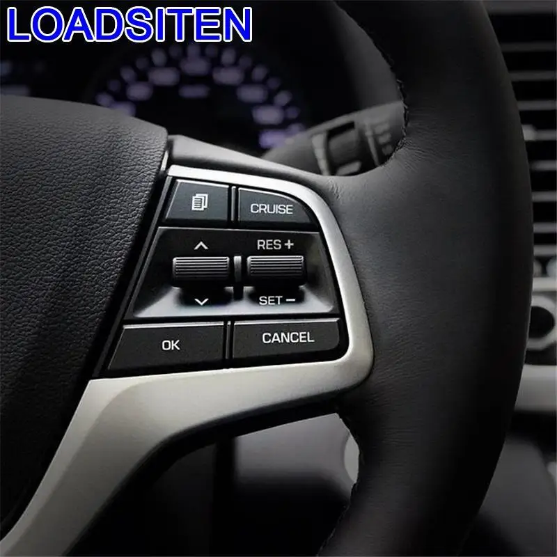 Автомобильная хромированная декоративная ручка для двери кнопки рулевого