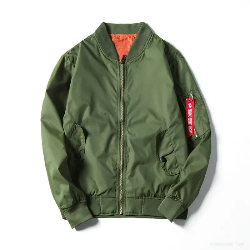 

Men's Spring Fall Casual Slim Fit Thin Lightweight Outwear Sportswear Bomber Jacket Coat