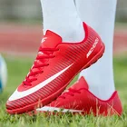 Размер 28-44, Спортивная Мужская футбольная обувь, детская Нескользящая тренировочная дышащая Спортивная обувь для футбола, Детские кроссовки унисекс