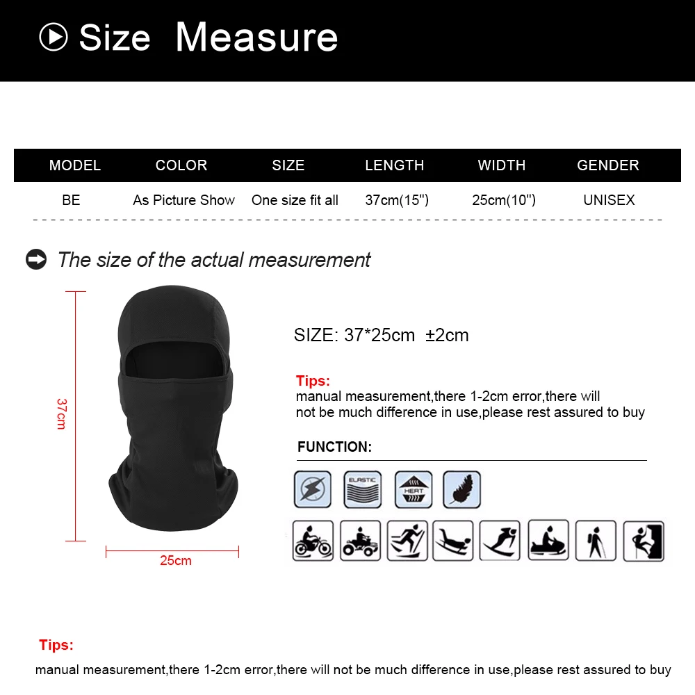 Лучшая тактическая маска Балаклава полное покрытие лица головной шарф