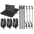 Сигнализаторы для ловли укуса, рыболовные банкноты, набор для Свингеров с мягкой сумкой для рыбалки, водостойкий светодиодный комплект для рыбалки