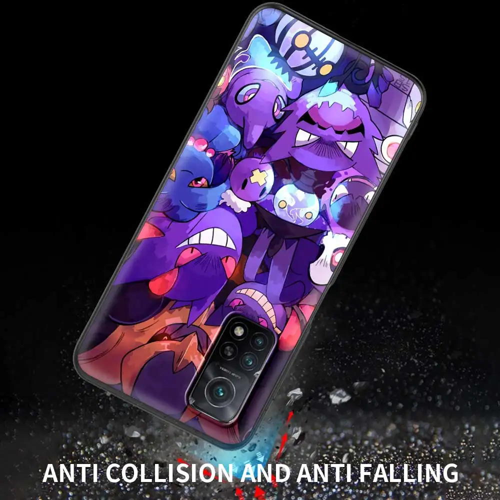 phone case for xiaomi poco x3 nfc f3 gt m3 mi 10t note 10 11 lite 11t pro 9t cc9 cover gengar s spooky free global shipping