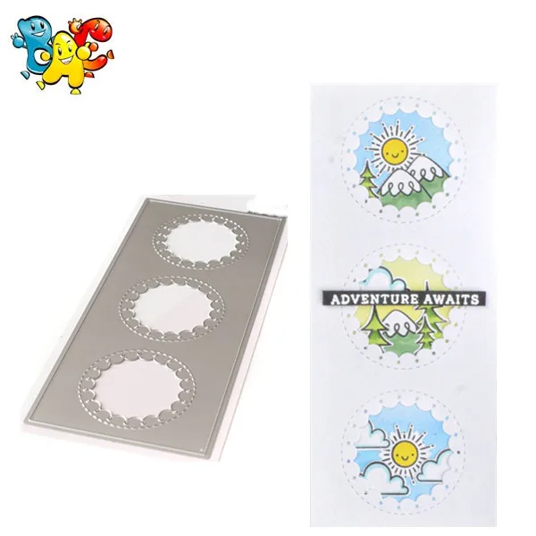 Фоновые Вырубные штампы для сделай сам скрапбукинга/фотоальбома декоративное