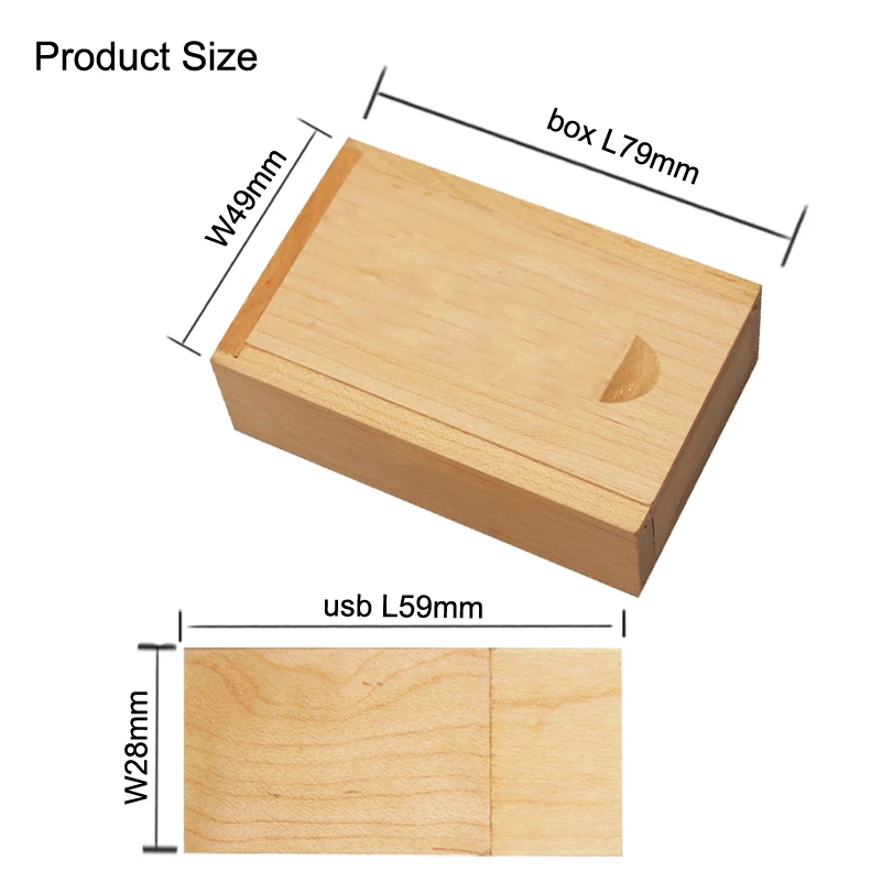 

10pcs/lot New Wooden USB 2.0 4GB 8GB 16GB 32GB Memory Flash Disk maple Pen Drive Oval Box for Wedding free Custom Logo USB stick